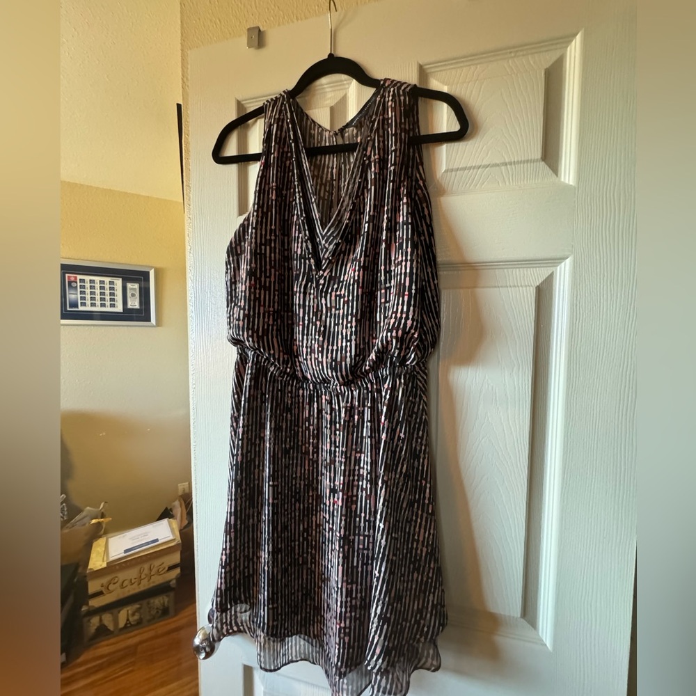 White House Black market multicolor dress